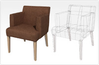 GOUVERNEUR chair_brown